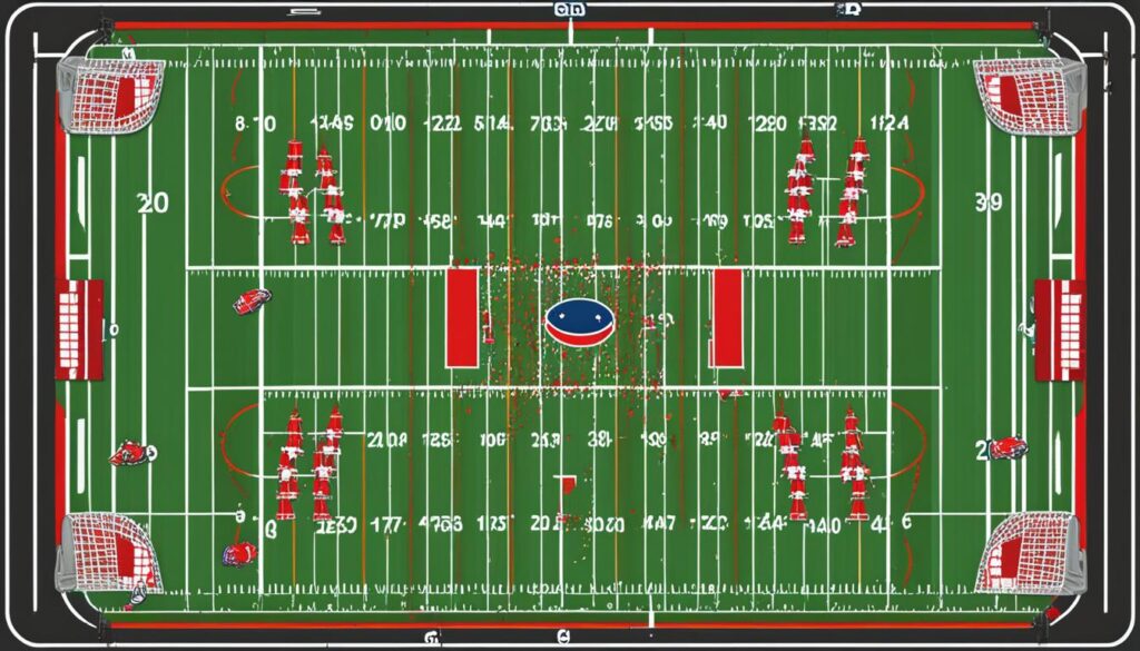 Lacrosse field dimensions and positions