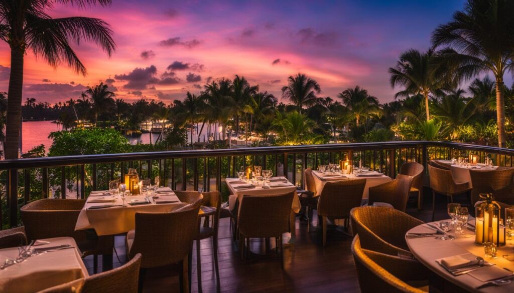 Waterfront view of a restaurant Waterfront view of a restaurant